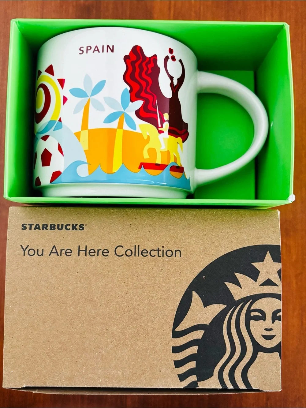Starbucks Coffee Mug Spain You Are Here Collection 14 oz 2026